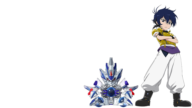 白銀（しろがね）スバル　愛機は連射が得意な「ソニック＝ドラヴァイス」WBMAの要請に従い謎に包まれている「クレストランド」の実態を調査しに向かう。冷静かつ優れた判断力とその実力で、バトルを通じてカモンやミツルから情報を聞き出していく。　ソニック＝ドラヴァイス　白いドラゴンのB-アニマルを宿したビーダマン。双肩に白き龍の紋章を持ったビーダマンへと進化を遂げ、スバル共にクレストランドの謎を解き明かしていく。